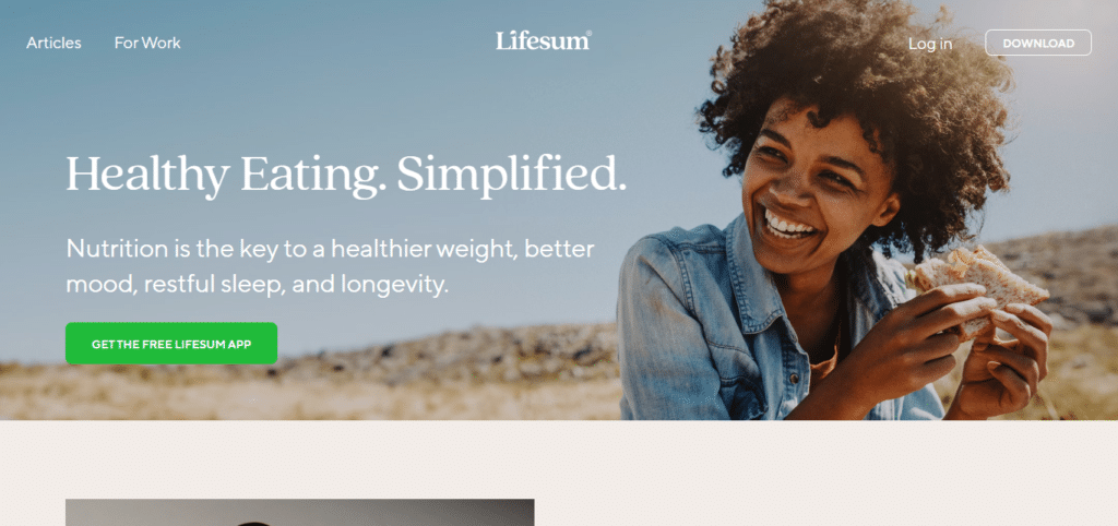 Lifesum (Best App To Track Calories)