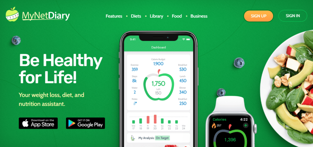 MyNetDiary (Best App To Track Calories)