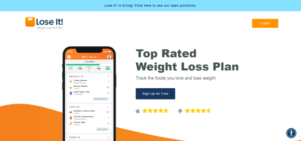 Lose it (Best App To Track Calories)