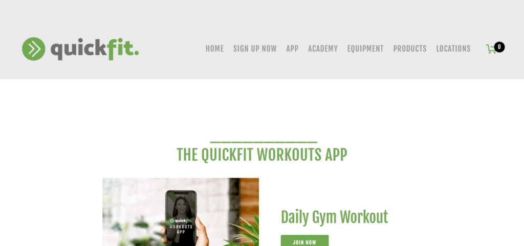 Quick Fit Workout App