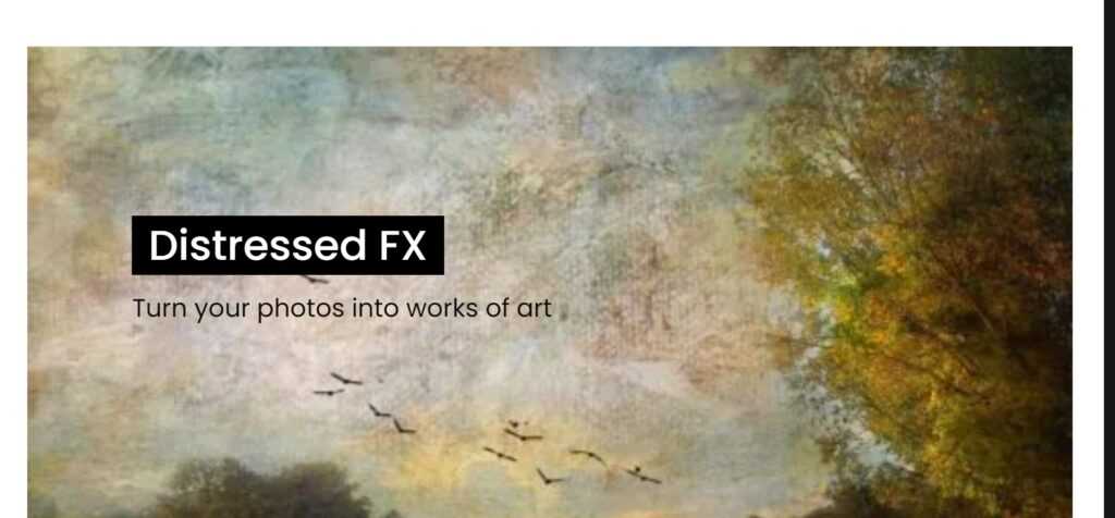 Distressed FX (Best Photography Edit Apps)