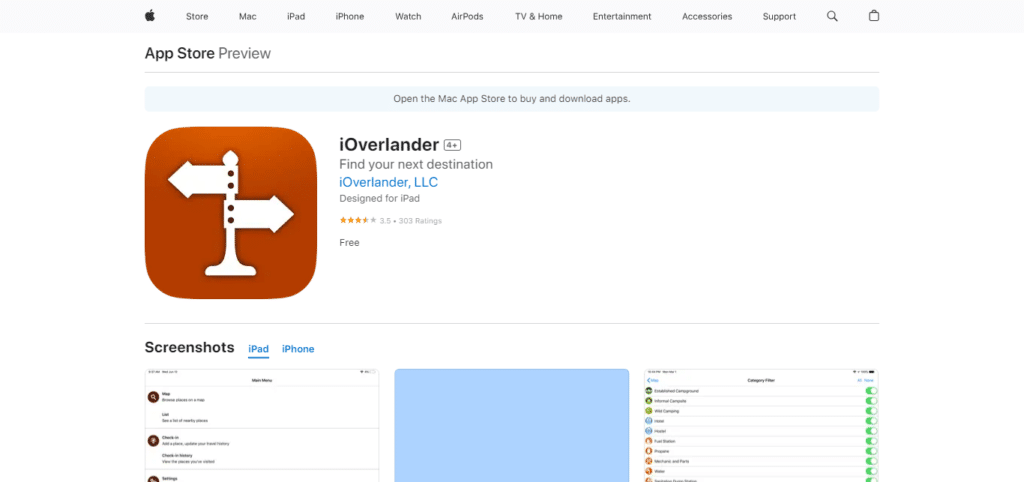 iOverlander (Best Overlanding Apps)