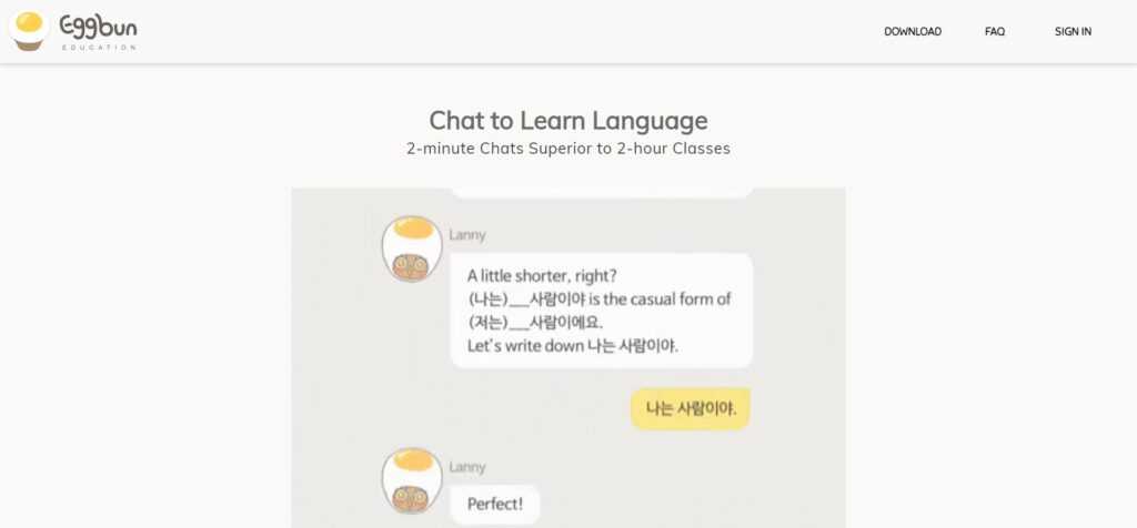 Eggbun: Learn Korean Fun (Best Apps To Learn Korean)