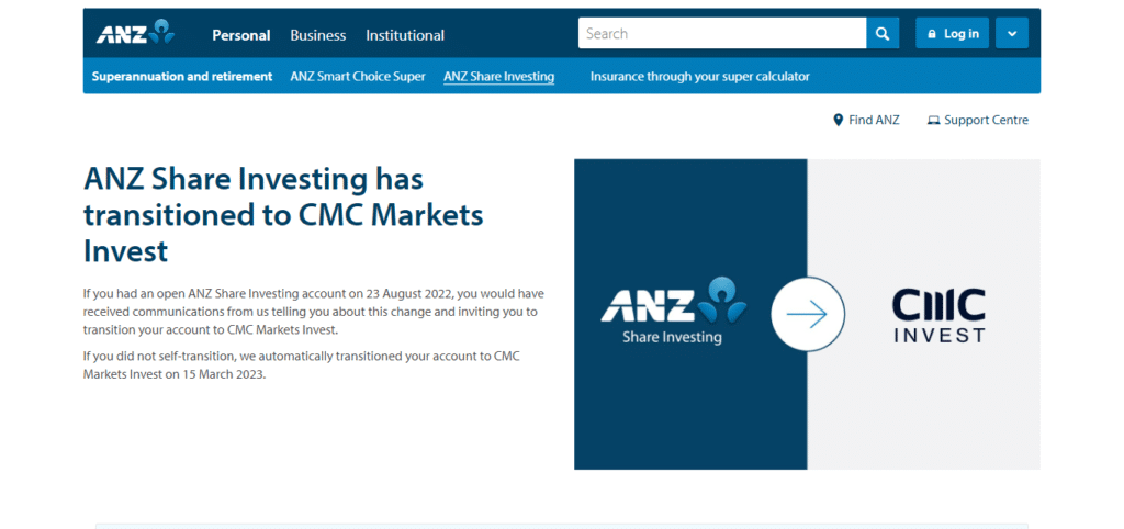 ANZ (Best Stock Trading App Australia)