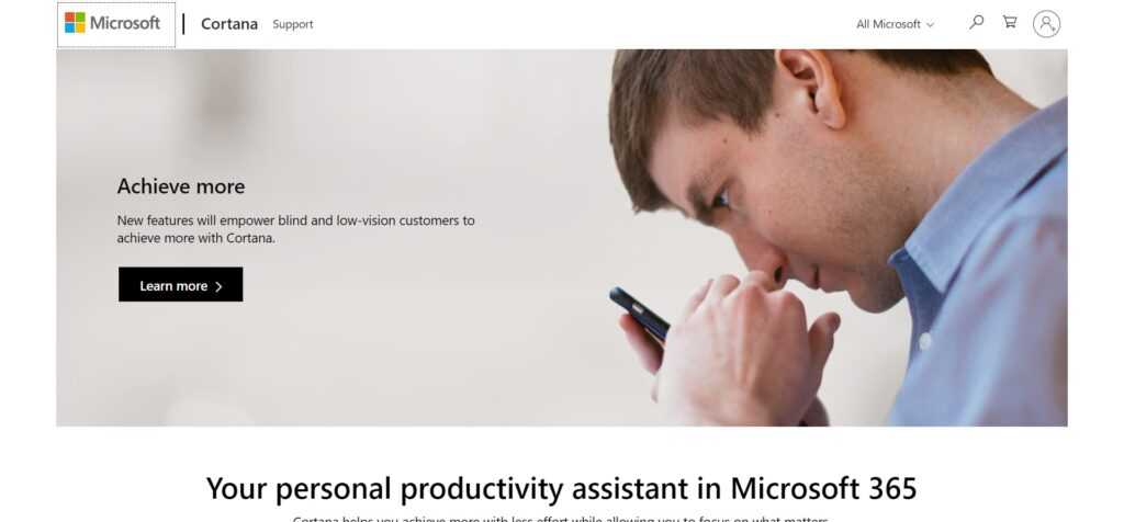 Microsoft Cortana (Best AI Assistant Tools For Business And Personal Productivity)