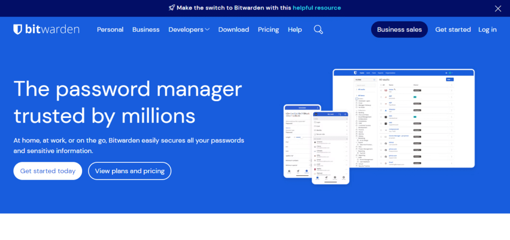 Bitwarden (Best Password Manager App)