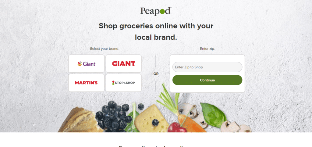 Peapod (Best App For Grocery Shopping)
