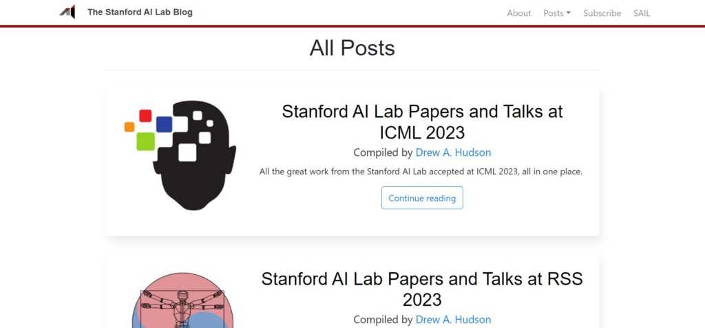 Stanford AI Lab Blog