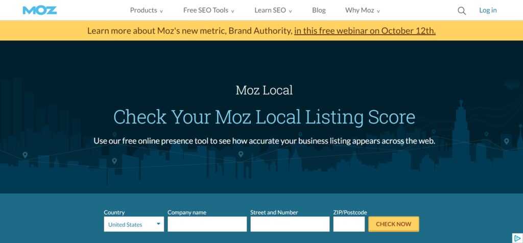 Moz Local Listing Score (Best Free Seo Tools)
