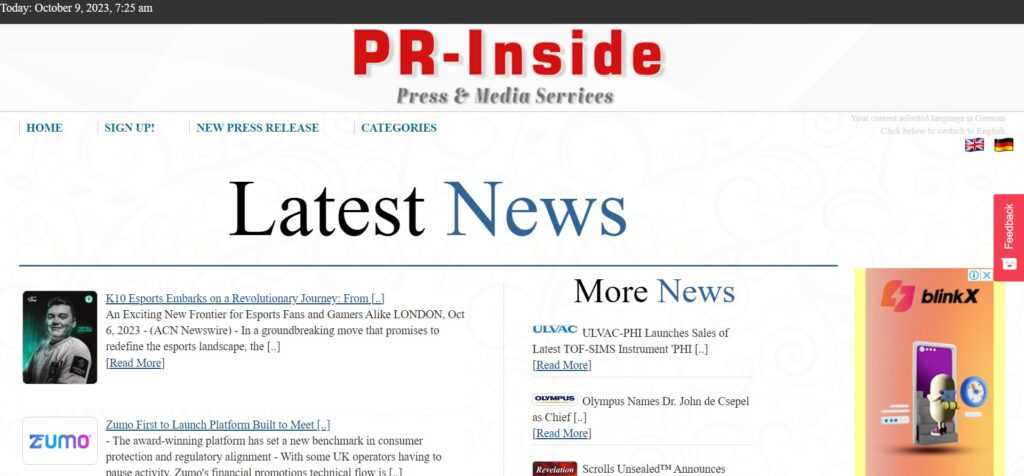 PR-inside (Best Press Releases Agencies)