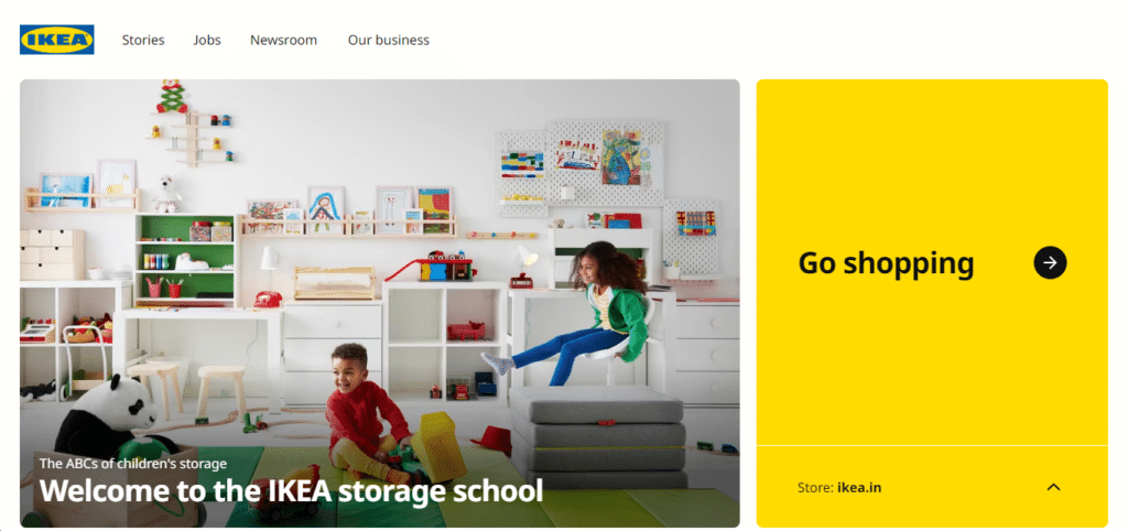 IKEA (Best Ecommerce Websites)