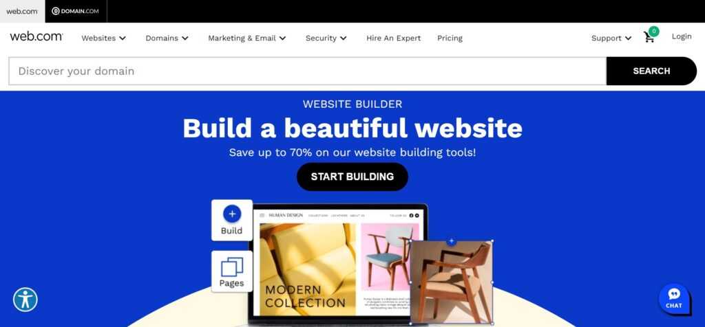 Web.com (Best Free Websites Builders)