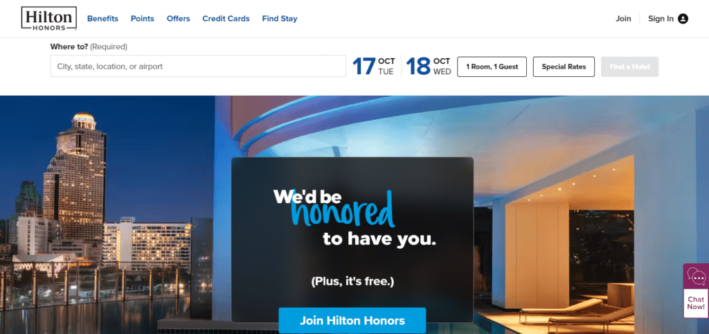 Hilton Honors (Best App For Hotel Deals)