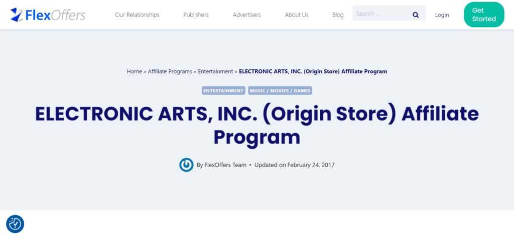 Electronic Arts (EA) Origin Store