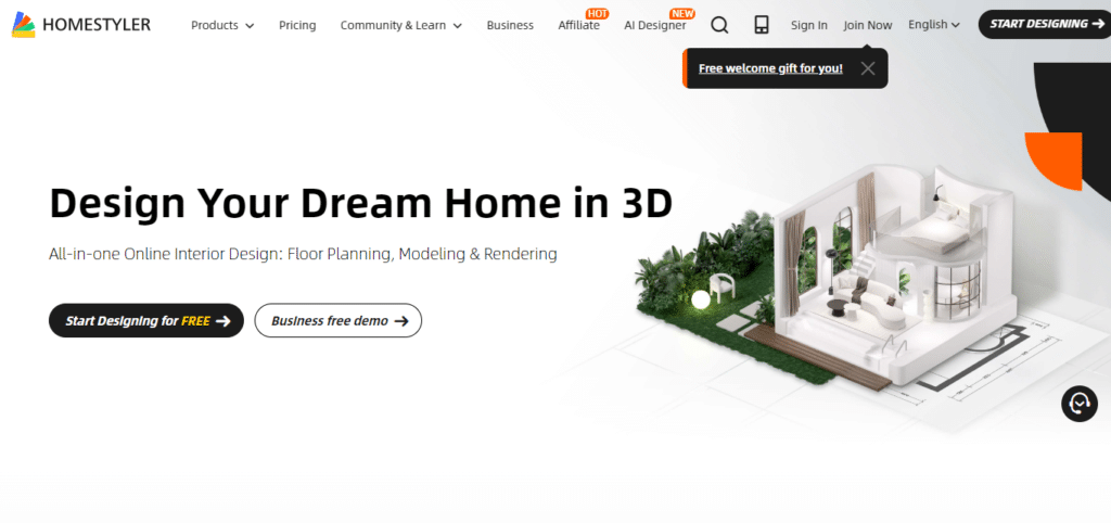 Homestyler (Best App For Interior Design)