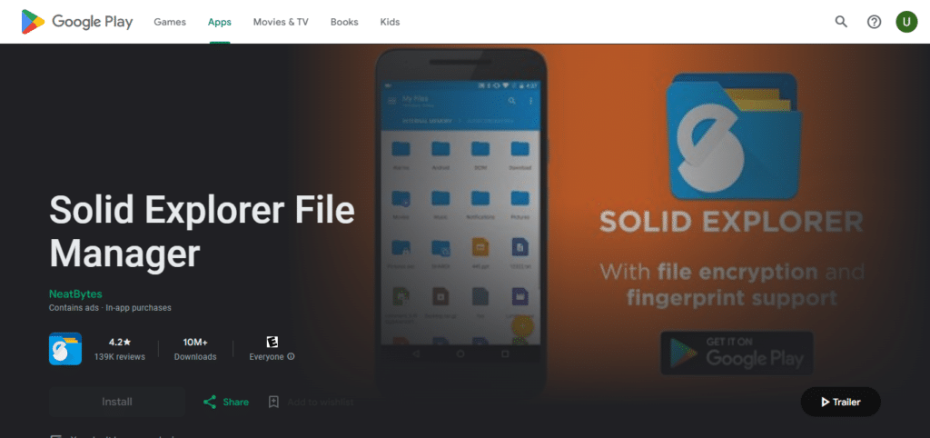 Solid Explorer (Best App Android Tv)