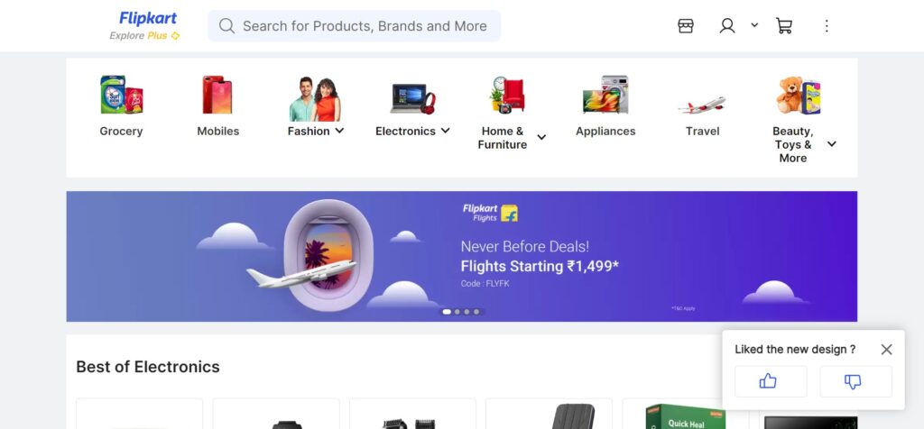 Flipkart (Best Saree Shopping App)