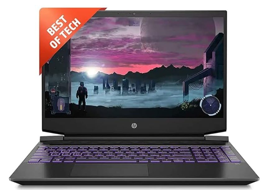 HP Pavilion Ryzen 5 (Best Gaming Laptop Under 1 Lakh)