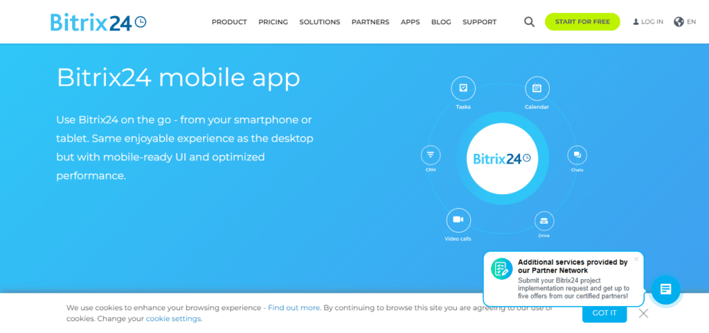 Bitrix24 (Best App For Insurance Agents)
