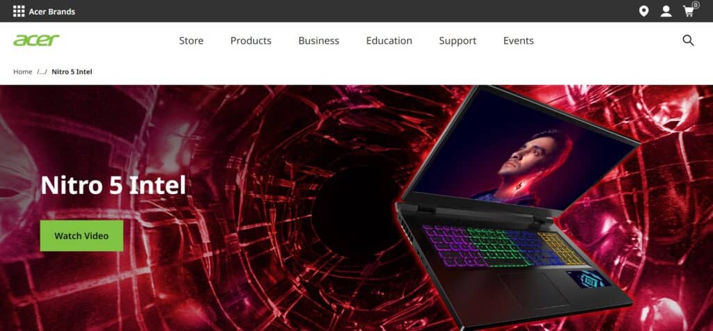 Acer Nitro 5 (Best Budget Gaming Laptop)