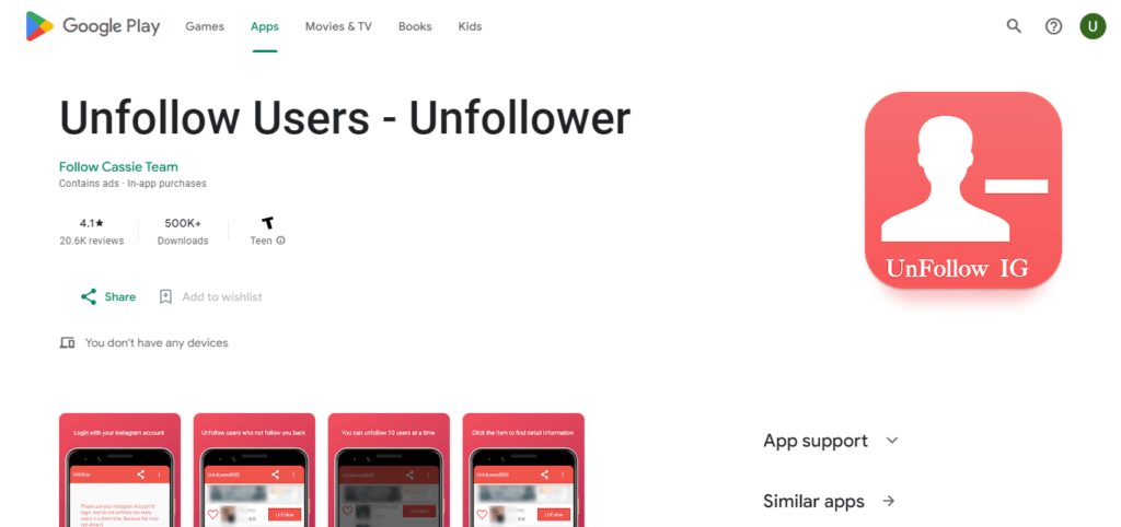 Unfollow Users (Best Unfollow App For Instagram)