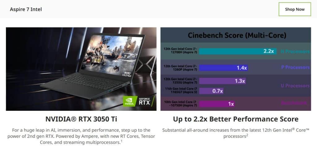 Acer Aspire 7 (Best Budget Gaming Laptop)