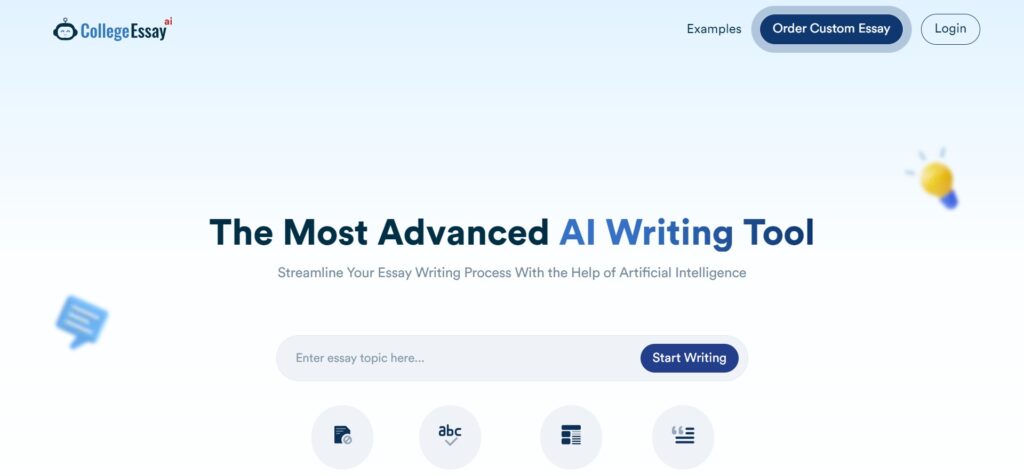 CollegeEssay AI (Best Ai For Writing Essays)