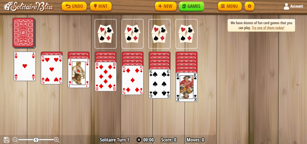 Solitaire Bliss (Best Free Online Games)