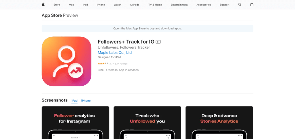 Followers+ Track for IG (Best Unfollow App For Instagram)