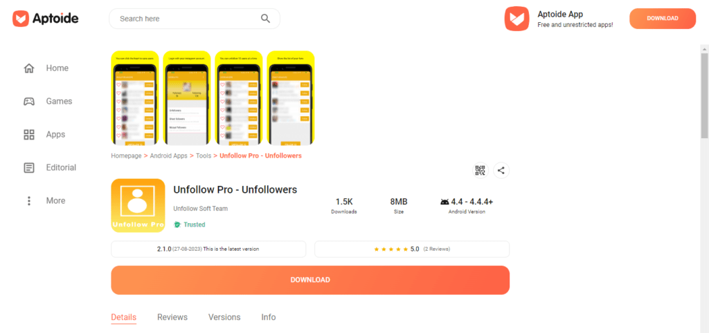 Unfollow Pro – Unfollowers (Best Unfollow App For Instagram)