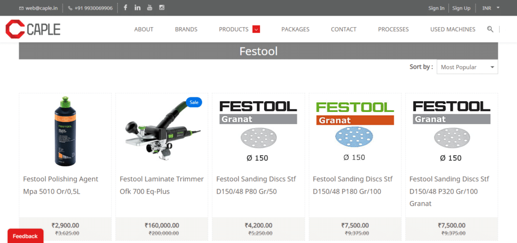 Festool (Best Power Tool Brand)