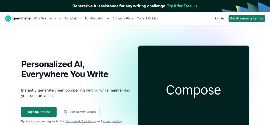 Grammarly (Best App For Writing A Book)