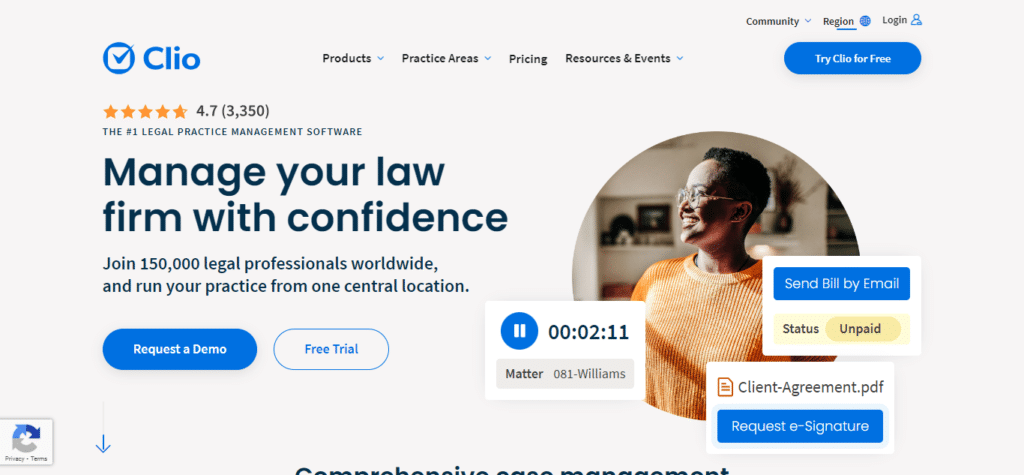 Clio (10 Best Tools For Lawyers)