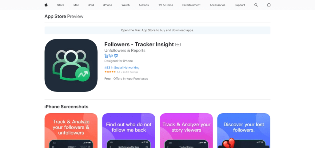 Followers – Tracker Insight (Best Unfollow App For Instagram)