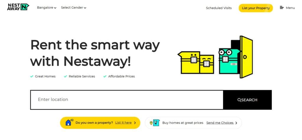 Nestaway (Best App For Rent House)
