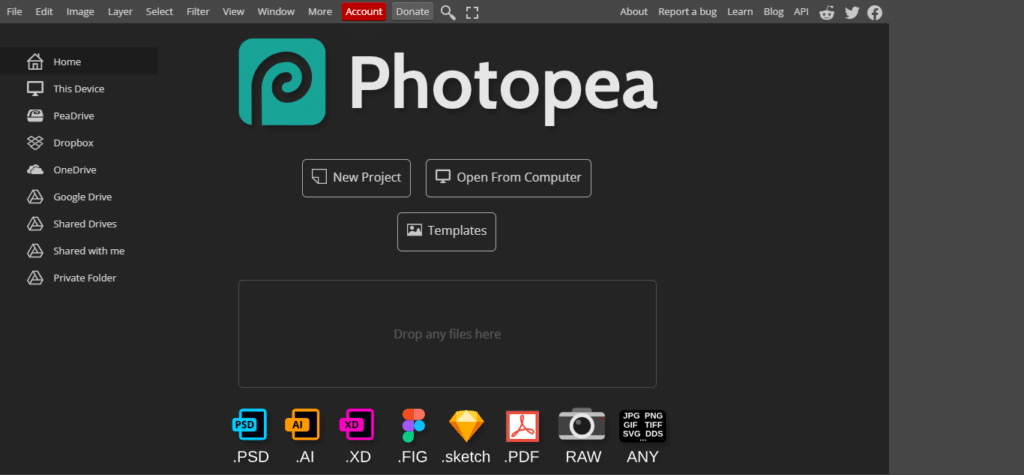Photopea (Best Seo Tools For Ecommerce)