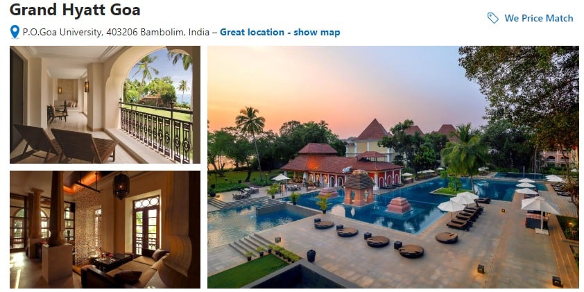 Grand Hyatt Goa, Bambolim