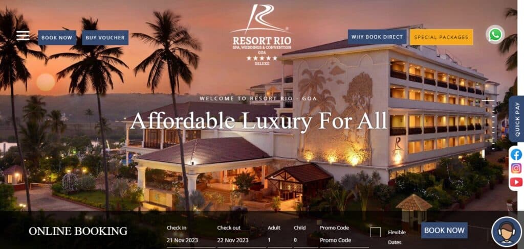 Resort Rio, Arpora