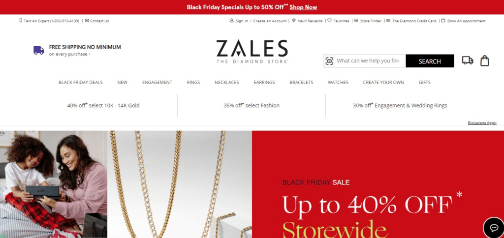 Zales Jewelry (Best Affiliate Program For Selling Jewelry)