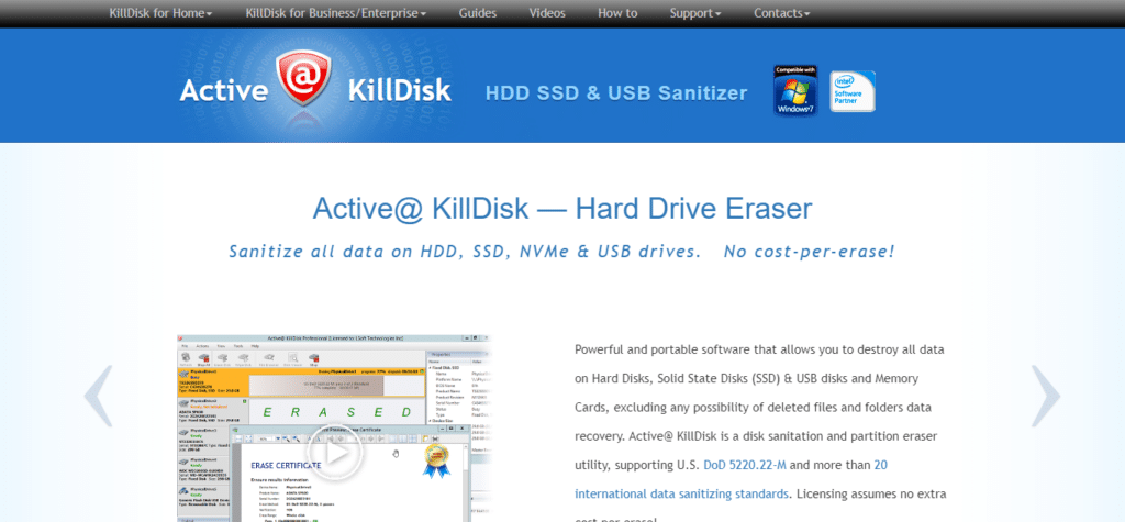 KillDisk (Best Software For Wiping Hard Drive)