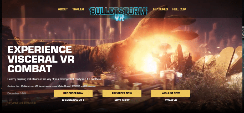 Bulletstorm (Best Games Like Half-Life)