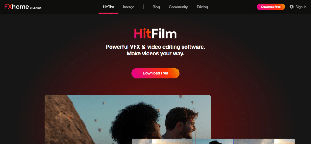 HitFilm Express (Best Clipping Software)