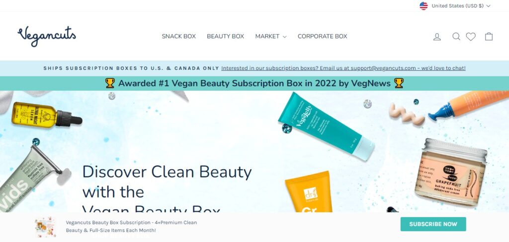 Vegan Cuts Beauty Box
