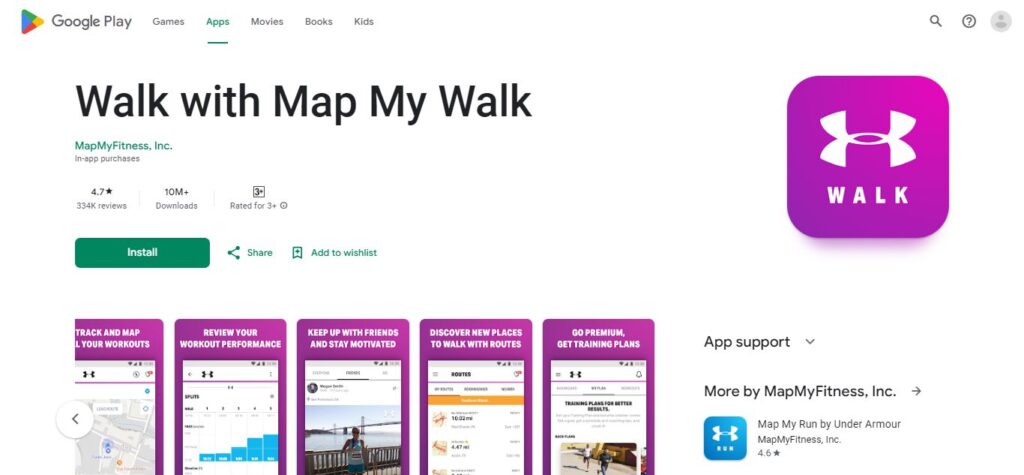 15. Walk with Map My Walk