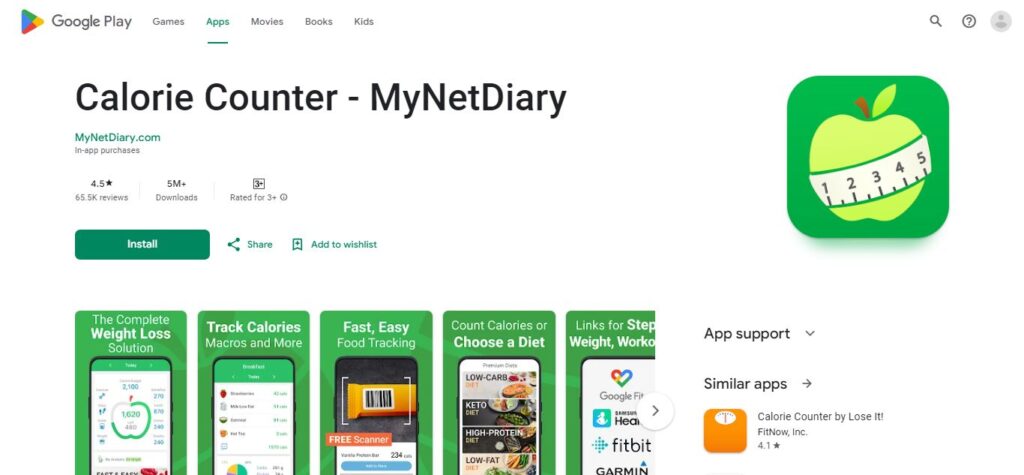 19. Calorie Counter - MyNetDiary