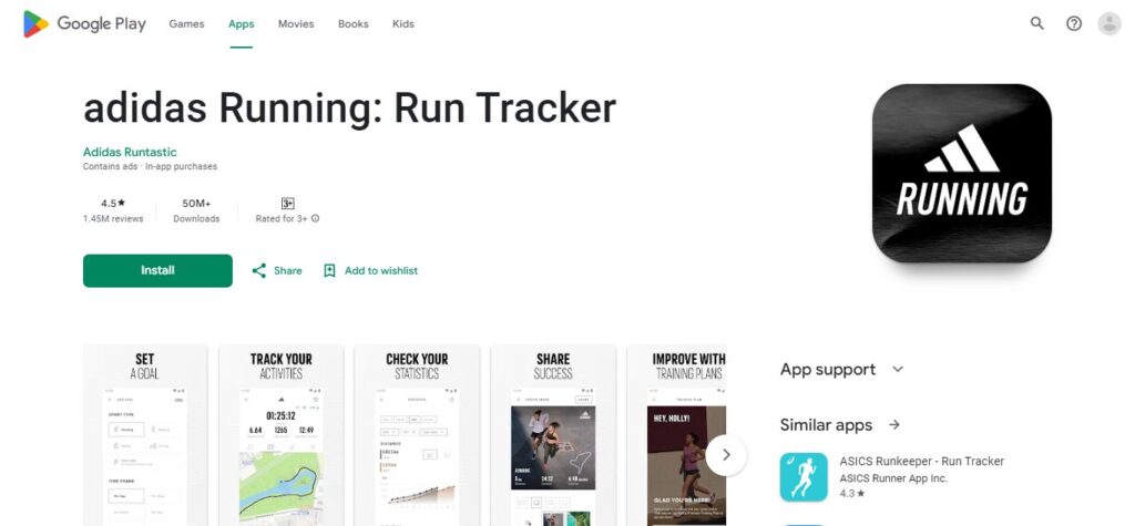 22. adidas Running: Run Tracker