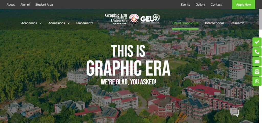 15.Graphic Era University