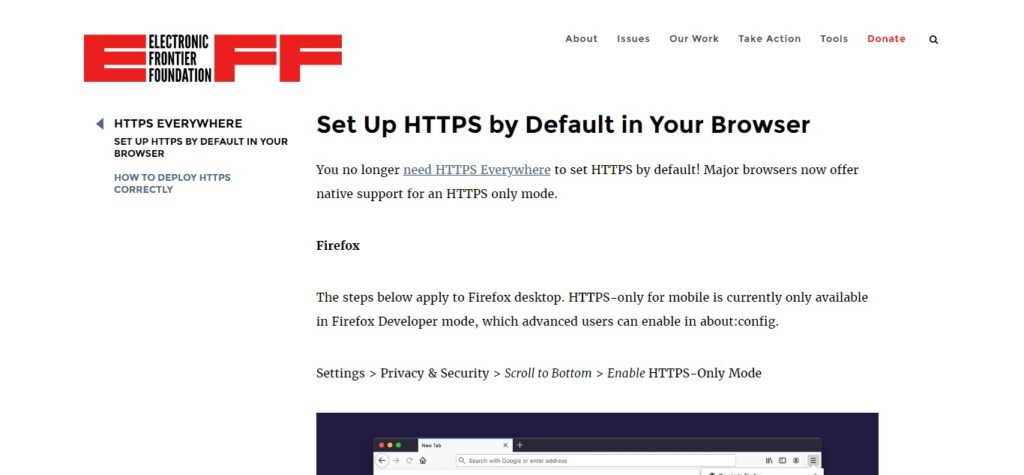 20. HTTPS by Default (Best Firefox Extensions to Improve Your Online Experience)