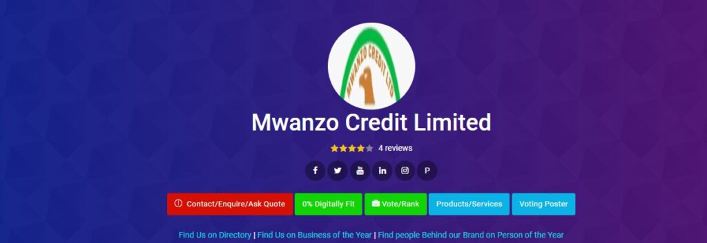 Mwanzo Credit Limited 