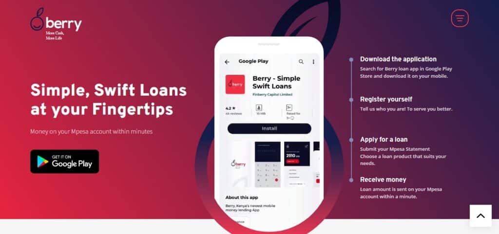 Berry loan app